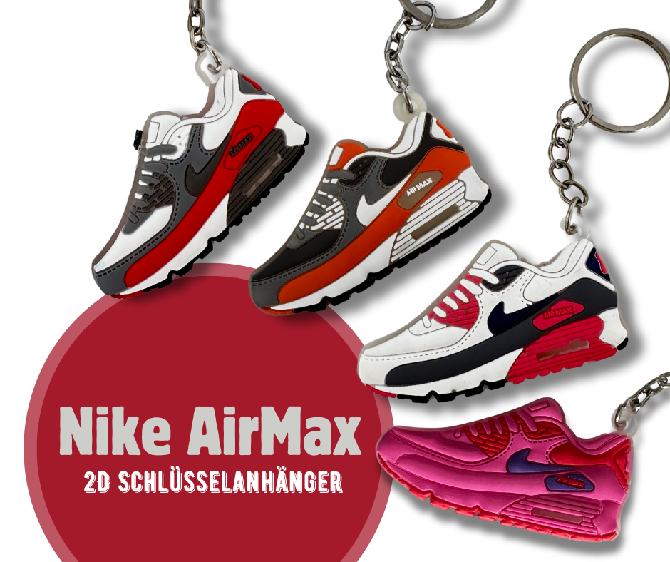 Schlusselanhanger Nike Air Max 90 2D Silikon Sneaker Key Holder