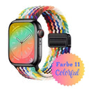 Apple Watch geflochten Armband Ultra / Ultra 2 / Ultra 3 und Series 11/10/9/8/7/6/5/4/3/2/1 & SE mit Magnet