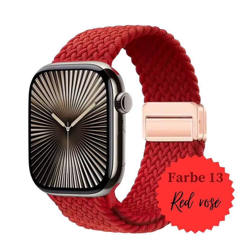 Apple Watch geflochten Armband Ultra / Ultra 2 / Ultra 3 und Series 11/10/9/8/7/6/5/4/3/2/1 & SE mit Magnet
