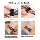 Apple Watch geflochten Armband Ultra / Ultra 2 / Ultra 3 und Series 11/10/9/8/7/6/5/4/3/2/1 & SE mit Magnet