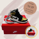 Mini Sneaker Schlüsselanhänger 3D – Nike Air Jordan Style mit Box | Sneaker Keychain Geschenk