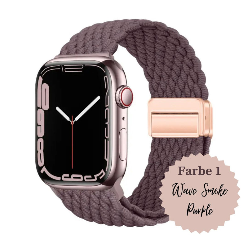 Apple Watch geflochten Armband Ultra / Ultra 2 / Ultra 3 und Series 11/10/9/8/7/6/5/4/3/2/1 & SE mit Magnet