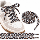Leo Schnürsenkel Leopard Flach Sneaker Schuhbänder Fashion Laces 120cm