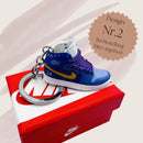 Mini Sneaker Schlüsselanhänger 3D – Nike Air Jordan Style mit Box | Sneaker Keychain Geschenk