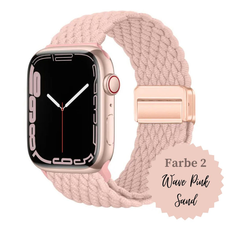 Apple Watch geflochten Armband Ultra / Ultra 2 / Ultra 3 und Series 11/10/9/8/7/6/5/4/3/2/1 & SE mit Magnet