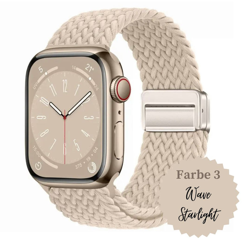 Apple Watch geflochten Armband Ultra / Ultra 2 / Ultra 3 und Series 11/10/9/8/7/6/5/4/3/2/1 & SE mit Magnet