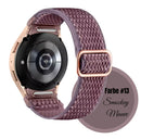 Nylon Loop Armband elastisch für Smartwatch 20mm 22mm Samsung Amazfit Huawei Garmin