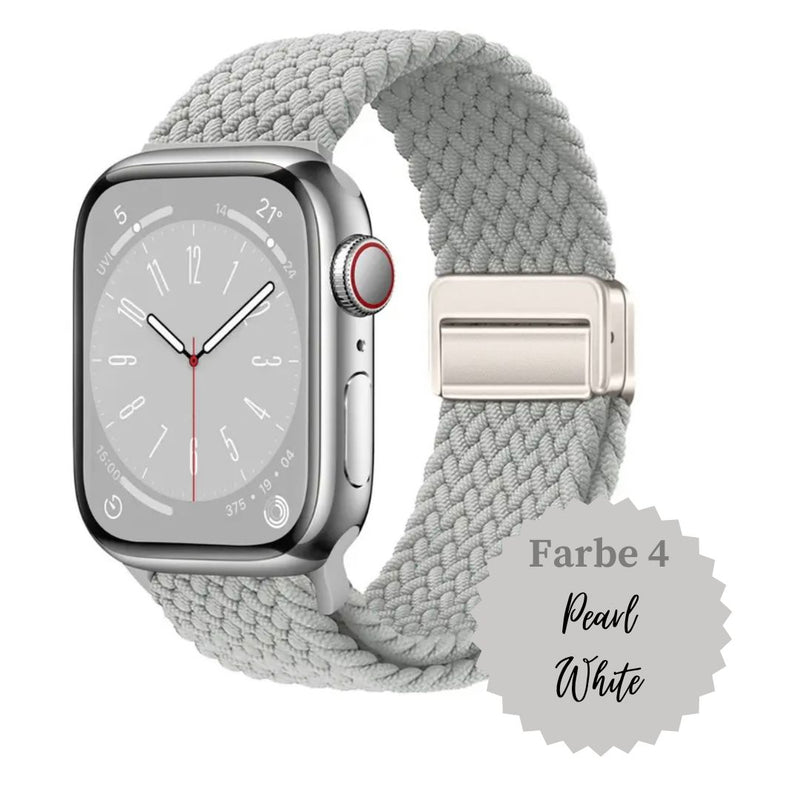 Apple Watch geflochten Armband Ultra / Ultra 2 / Ultra 3 und Series 11/10/9/8/7/6/5/4/3/2/1 & SE mit Magnet