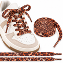 Leo Schnürsenkel Leopard Flach Sneaker Schuhbänder Fashion Laces 120cm