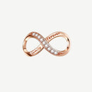 Infinity Charm „Forever Family“ 925 Silber – Anhänger für Pandora Armband mit Zirkonia