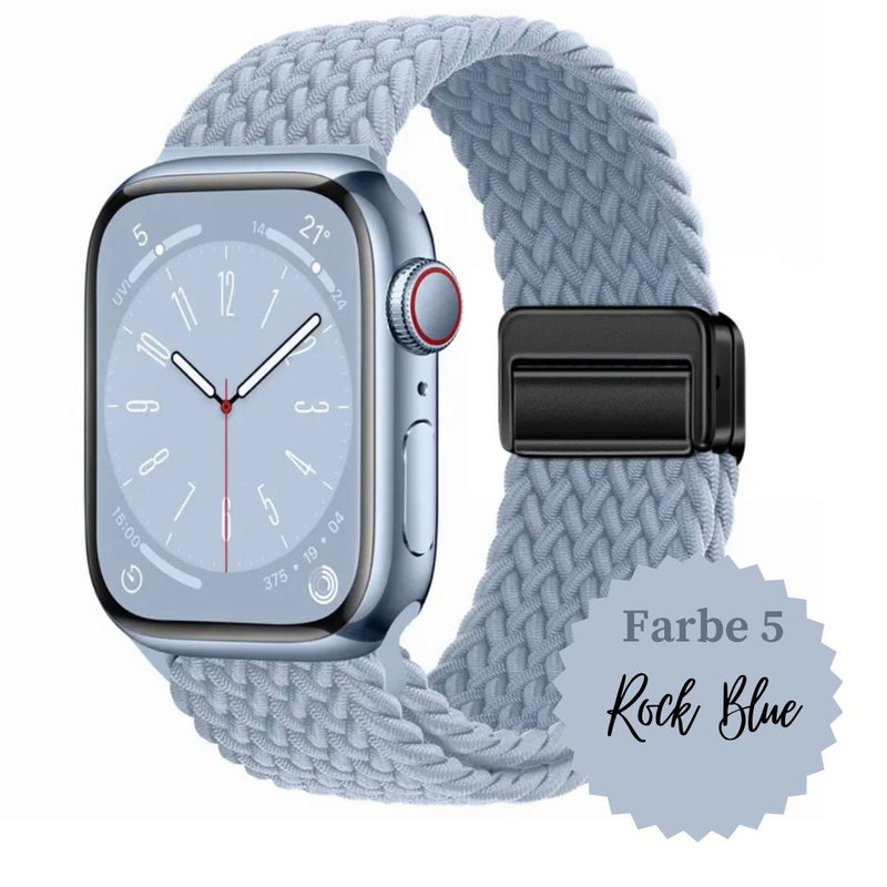 Apple Watch geflochten Armband Ultra / Ultra 2 / Ultra 3 und Series 11/10/9/8/7/6/5/4/3/2/1 & SE mit Magnet