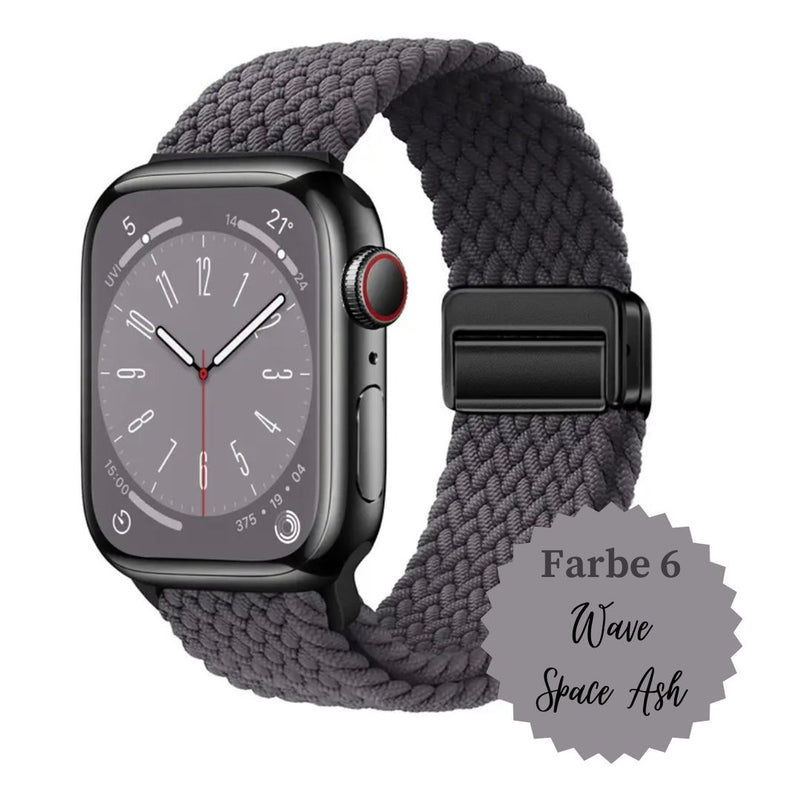 Apple Watch geflochten Armband Ultra / Ultra 2 / Ultra 3 und Series 11/10/9/8/7/6/5/4/3/2/1 & SE mit Magnet