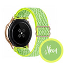 Nylon Loop Armband elastisch für Smartwatch 20mm 22mm Samsung Amazfit Huawei Garmin