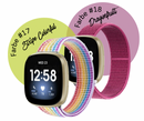 Nylon Sport Loop Armband für Fitbit Versa 3 u. Sense