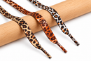 Leo Schnürsenkel Leopard Flach Sneaker Schuhbänder Fashion Laces 120cm
