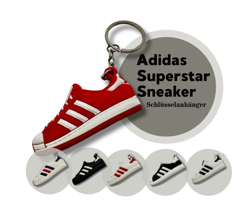 Schlusselanhanger Adidas Superstar 2D Silikon Sneaker Key Holder