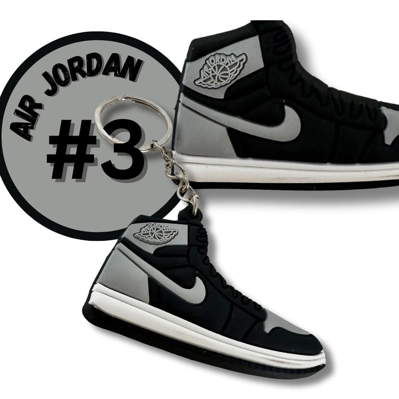 Nike Air Jordan Schlüsselanhänger 2D Silikon Sneaker Key Holder Basketball Jump Man