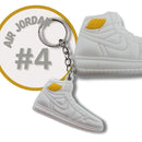 Nike Air Jordan Schlüsselanhänger 2D Silikon Sneaker Key Holder Basketball Jump Man