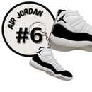 Nike Air Jordan Schlüsselanhänger 2D Silikon Sneaker Key Holder Basketball Jump Man