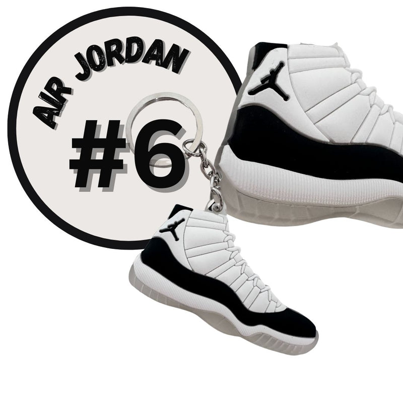 Nike Air Jordan Schlüsselanhänger 2D Silikon Sneaker Key Holder Basketball Jump Man