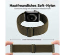 Nylon Sport elastisches Armband für Apple Watch Ultra / Ultra 2 / Ultra 3 Series 11 10 9 8 7 6 5 4 3 2 1 SE