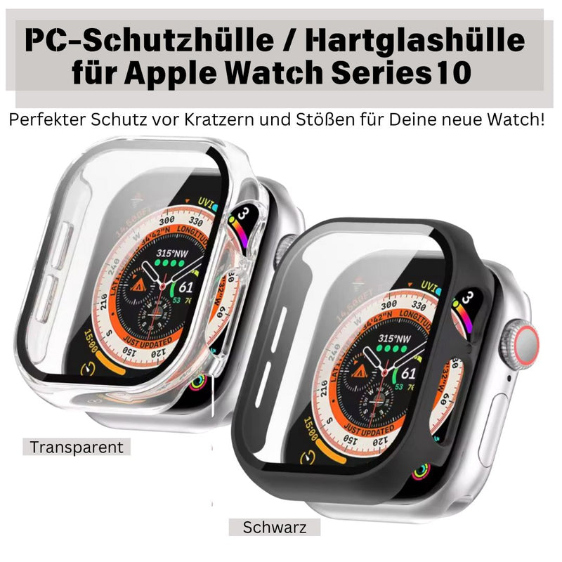 Schutzhülle mit 9H Glas für Apple Watch Series 10 Cover