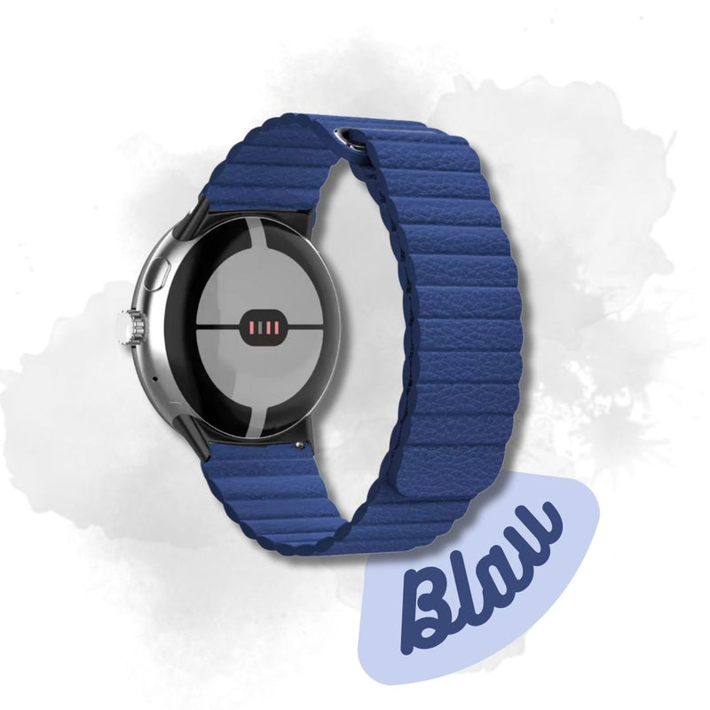 Leder Armband Loop mit Magnet für Samsung Huawei Amazfit Watch 20mm 22mm
