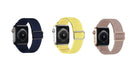 3 Stück Armband für Apple Watch Series 11 10 9 8 7 6 5 4 3 2 1 Ultra / SE flexibel elastisch Nylon Band