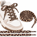 Leo Schnürsenkel Leopard Flach Sneaker Schuhbänder Fashion Laces 120cm