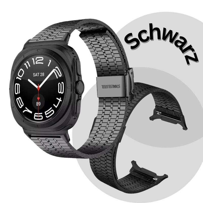 Für Samsung Galaxy Watch Ultra Armband Edelstahl Mesh 47mm