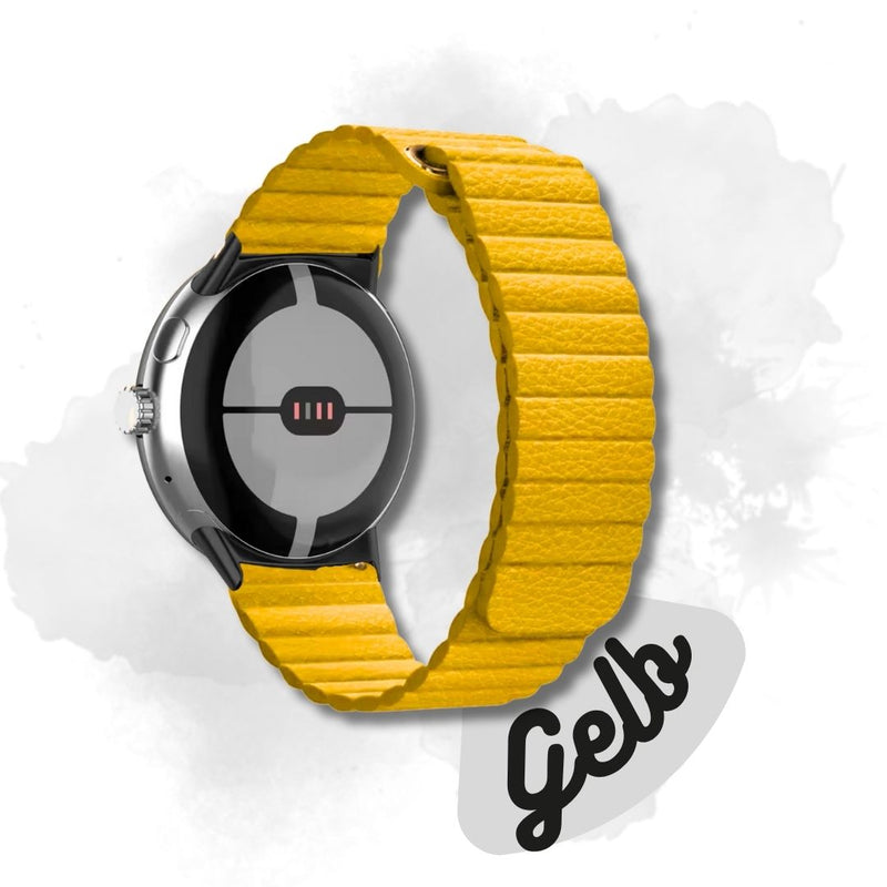 Leder Armband Loop mit Magnet für Samsung Huawei Amazfit Watch 20mm 22mm