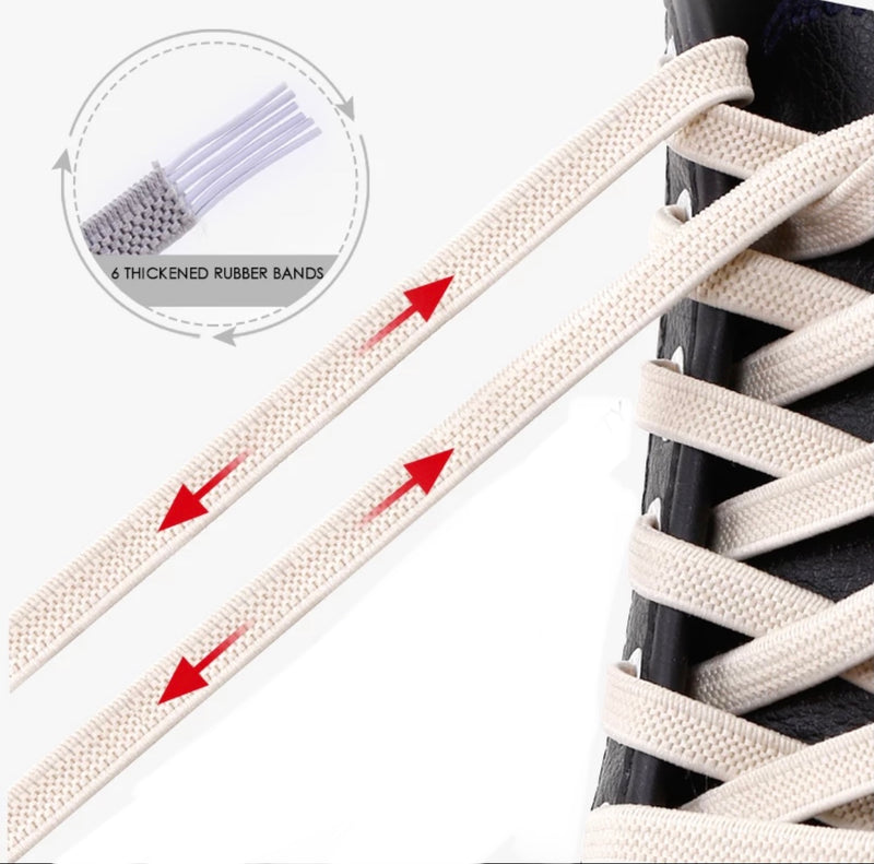 Elastische Schnürsenkel mit Schnellverschluss flexy laces mit Magnet