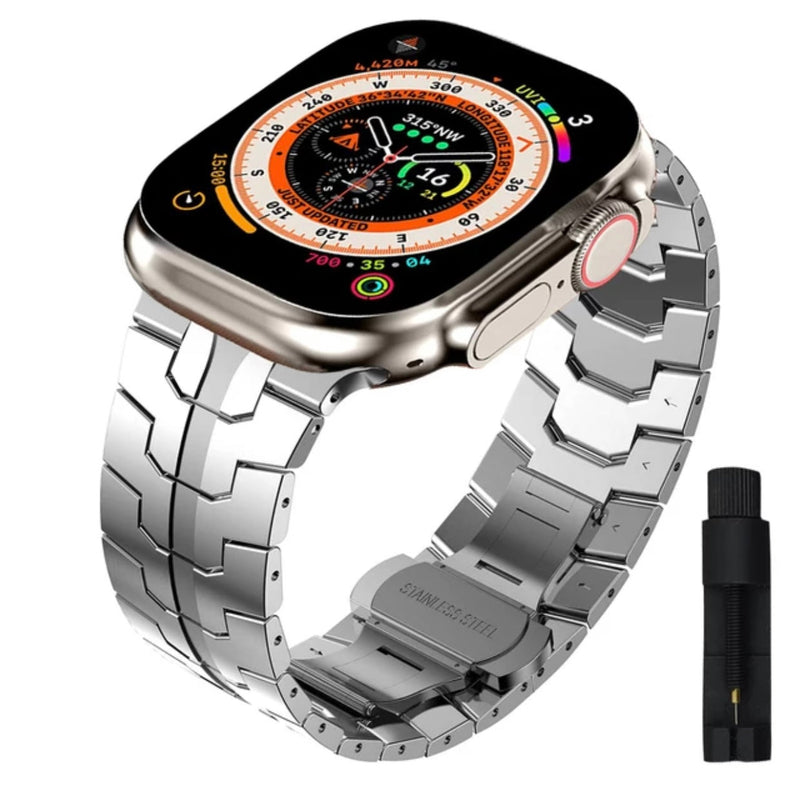 Edelstahl Titanium Armband für Apple Watch Series 10 9 8 7 6 5 4 3 2 1 & Ultra / Ultra 2 SE