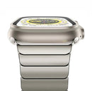 Armband für Apple Watch Ultra / Ultra 2 / Ultra 3 Series 11 10 9 8 7 6 Titan Silber Link Edelstahl Band