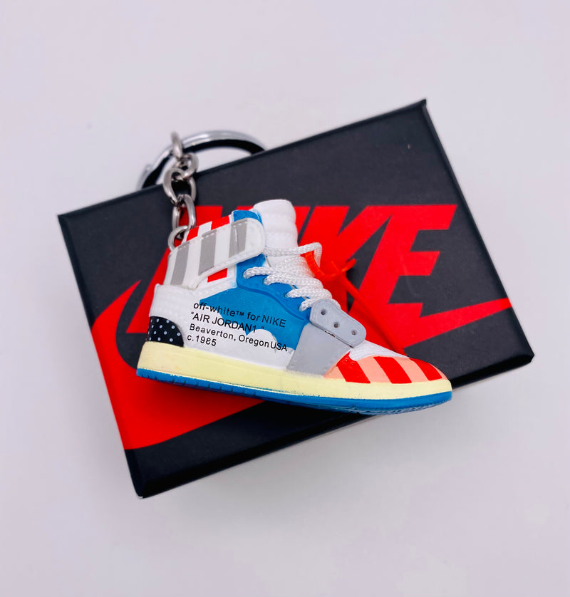 Mini Nike Air Jordan Schlüsselanhänger 3D Sneaker Key Holder Basketball Jump Man