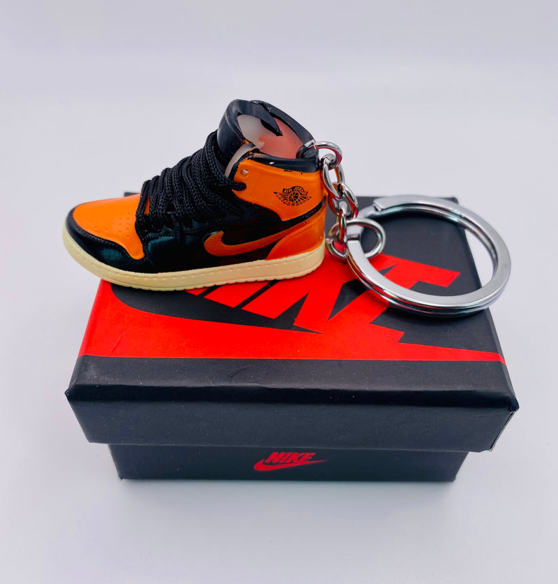 Mini Nike Air Jordan Schlüsselanhänger 3D Sneaker Key Holder Basketball Jump Man