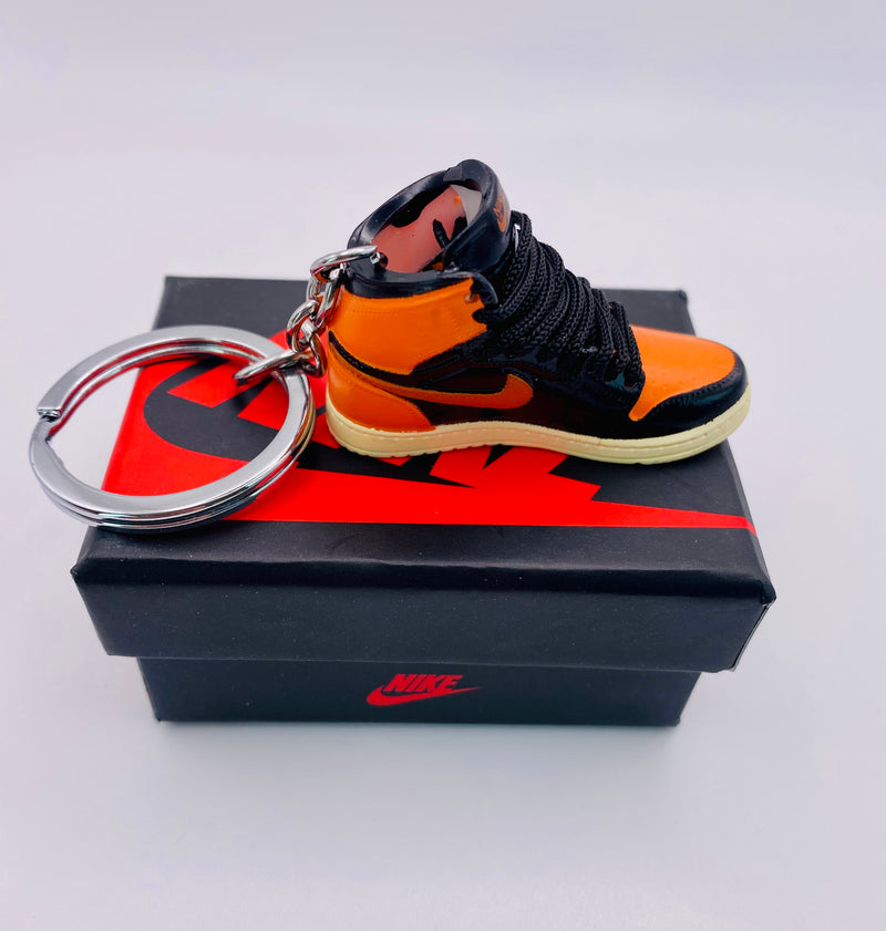 Mini Nike Air Jordan Schlüsselanhänger 3D Sneaker Key Holder Basketball Jump Man