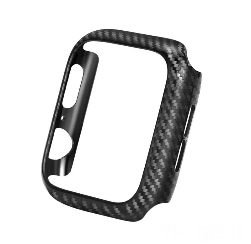 Schutzhülle mit Glas für Apple Watch Series 7 / 8 / 9 / 10 Ultra / Ultra 2 Case 9H Glas 41 42 44 45 46 49mm