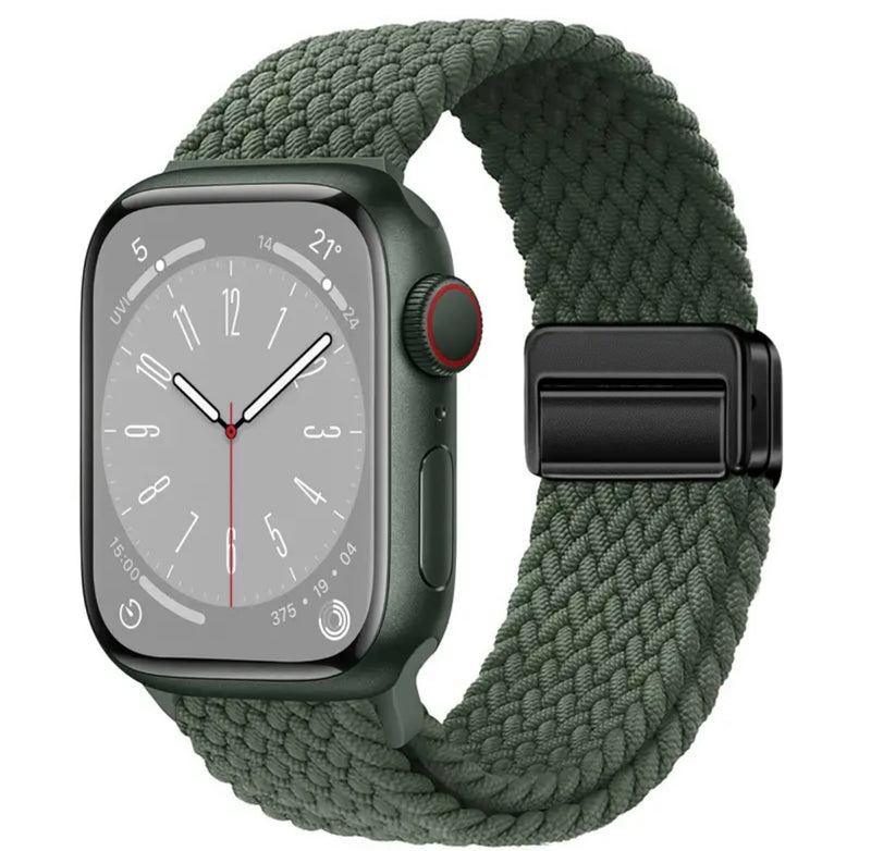 Apple Watch geflochten Armband Ultra / Ultra 2 und Series 10/9/8/7/6/5/4/3/2/1 & SE mit Magnet