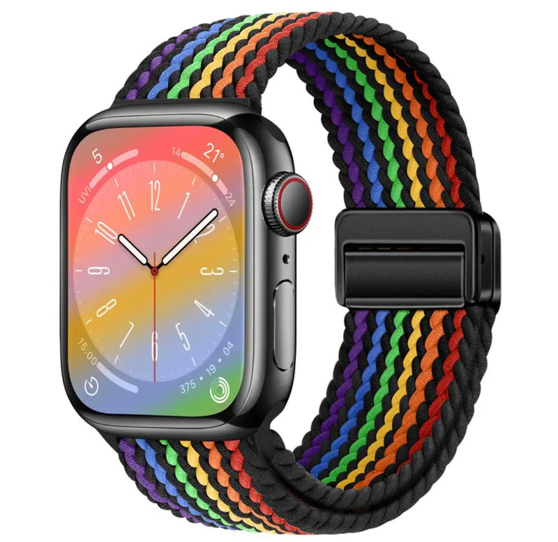 Apple Watch geflochten Armband Ultra / Ultra 2 und Series 10/9/8/7/6/5/4/3/2/1 & SE mit Magnet