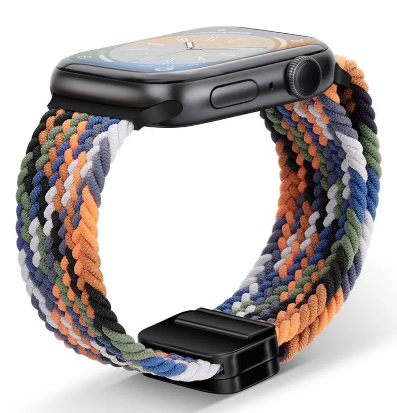 Apple Watch geflochten Armband Ultra / Ultra 2 und Series 10/9/8/7/6/5/4/3/2/1 & SE mit Magnet