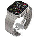 Armband für Apple Watch Ultra / Ultra 2 / Ultra 3 Series 11 10 9 8 7 6 Titan Silber Link Edelstahl Band