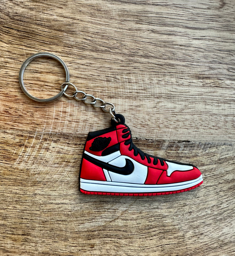 Schlüsselanhänger Nike Air Jordan 2D Silikon Sneaker Key Holder Mini Jump Man