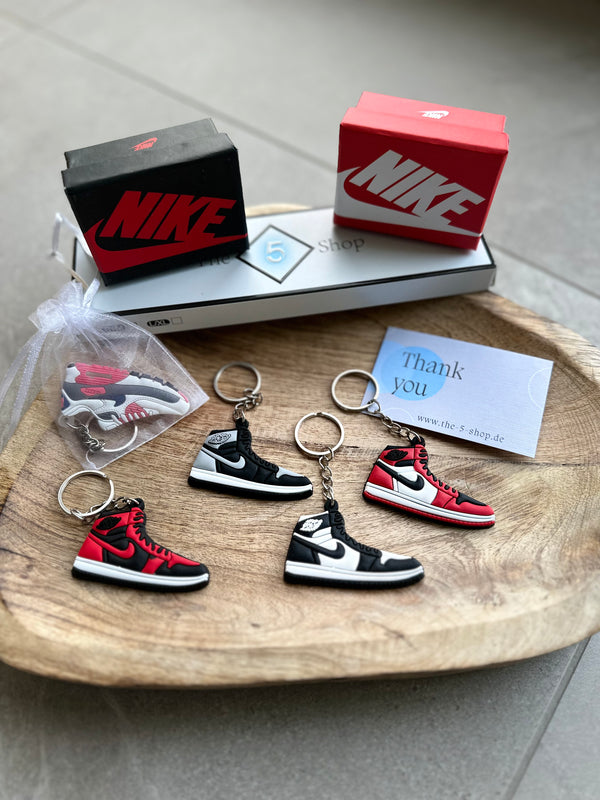 Schlüsselanhänger Nike Air Jordan 2D Silikon Sneaker Key Holder Mini Jump Man