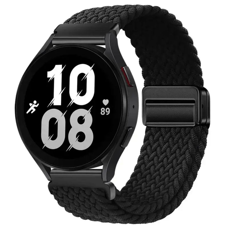 Armband geflochten elastisch für Samsung Amazfit Huawei Smartwatch Uhr Band Nylon 20mm 22mm