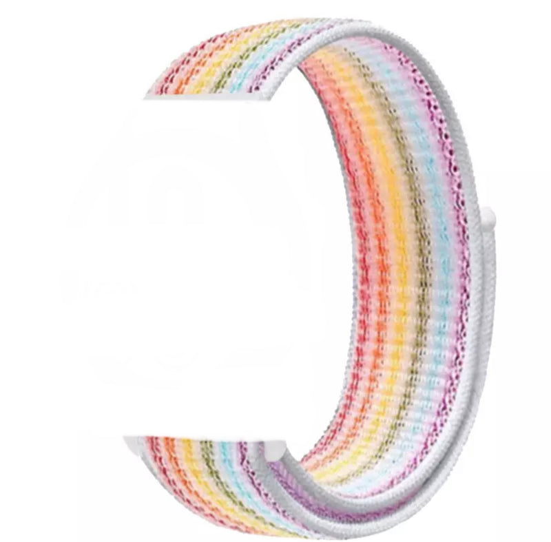 Nylon Loop Armband mit Klettverschluss für Fitbit Versa und Versa 2