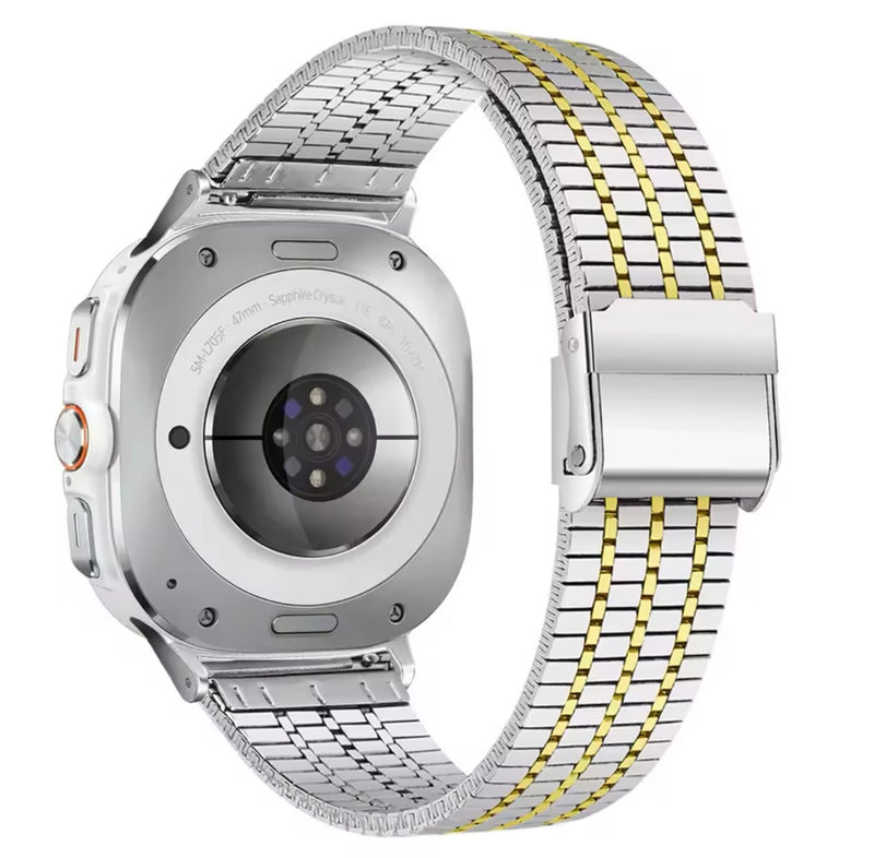 Für Samsung Galaxy Watch Ultra Armband Edelstahl Mesh 47mm