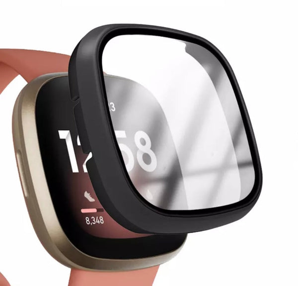 Schutzhülle für Fitbit Versa 4 / Sense 2 mit Glas Schutzhülle