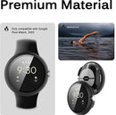 Schutzhülle für Google Pixel Watch 1 2 3  Displayschutz 9H Schutzglas