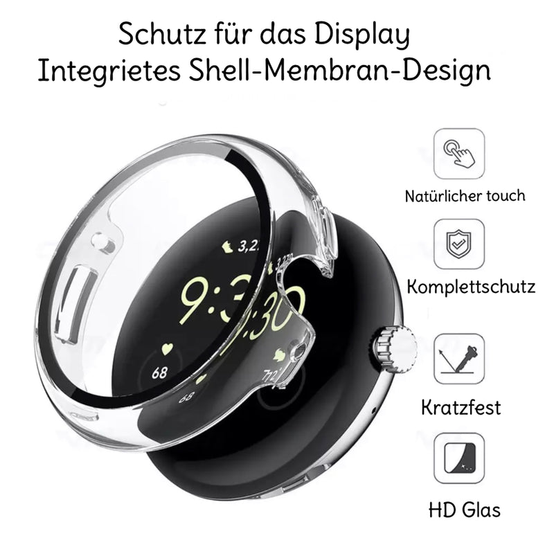 Schutzhülle für google pixel Watch Displayschutz 9H Schutzglas